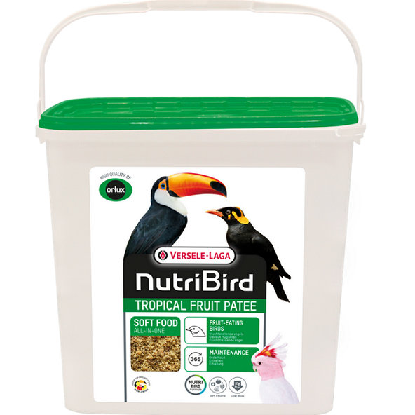 Versele Laga Orlux NutriBird Tropical Patee Premium - kompletná kŕmna zmes pre ovocnomilné druhy 5kg