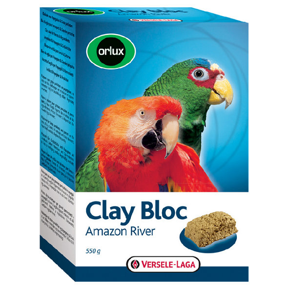 Versele Laga Orlux Clay Bloc Amazon River - pre väčšie papagáje 550g