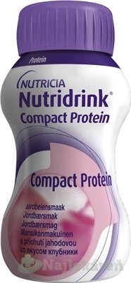 E-shop NUTRIDRINK COMPACT PROTEIN s jahodovou príchuťou 24x125 ml