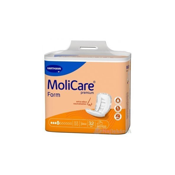 MoliCare Premium Form normal plus vkladacie plienky, savosť 1483 ml, 30 ks