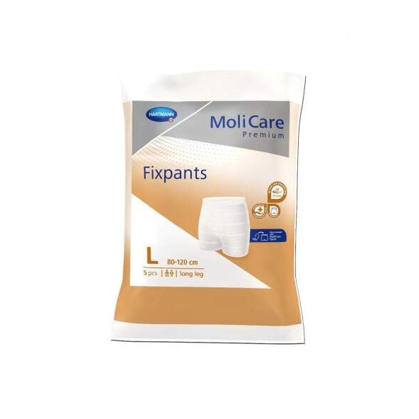 MoliCare Premium Fixpants long leg L fixačné nohavičky (80-120cm) 5ks