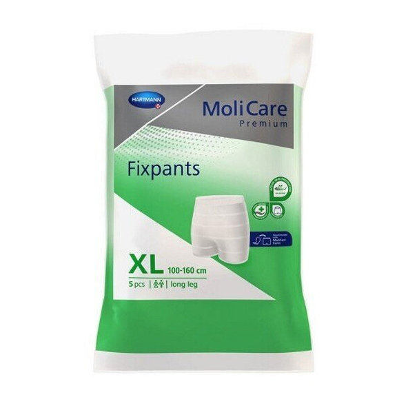 MoliCare Premium Fixpants long leg XL, fixačné nohavičky (100-160cm) 5ks
