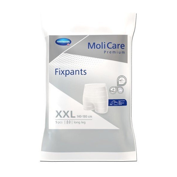 MoliCare Premium Fixpants long leg XXL fixačné nohavičky (140-180cm) 5ks