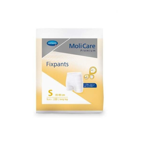 MoliCare Premium Fixpants long leg S fixačné nohavičky (45-80cm) 5ks