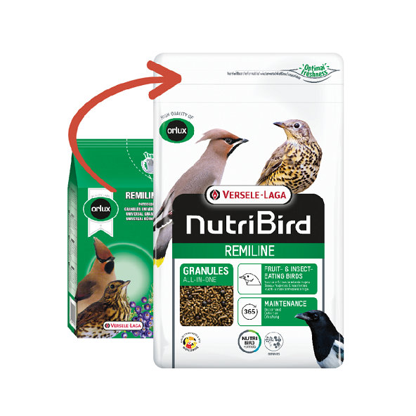 Versele Laga Orlux NutriBird Remiline Universal Granules granule pre sojky a drozdy 1kg