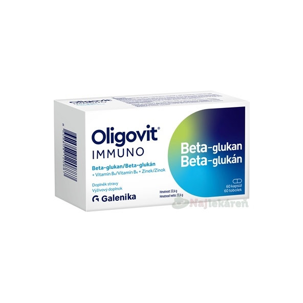 GALENIKA OLIGOVIT IMMUN.BETA-GLUK.CPS60