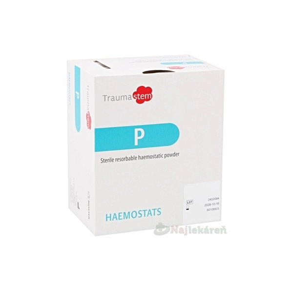 Traumastem P prášok hemostatický vstrebateľný 3g
