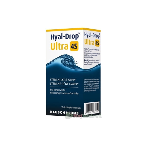 Hyal-Drop Ultra 4S očné kvapky bez konzervantov 10 ml
