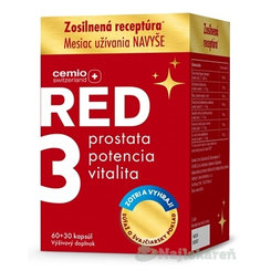 Cemio RED3 darček 60+30 zadarmo (90 kapsúl)