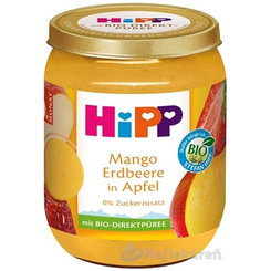 HiPP Príkrm BIO Jablko mango a jahody 5m+ 160 g
