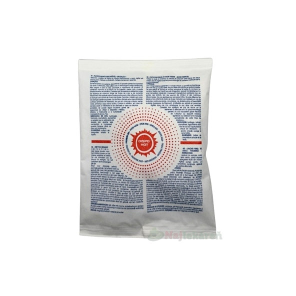 DISPO HOT Hrejivý obklad jednorazový textil 14 x 18 cm