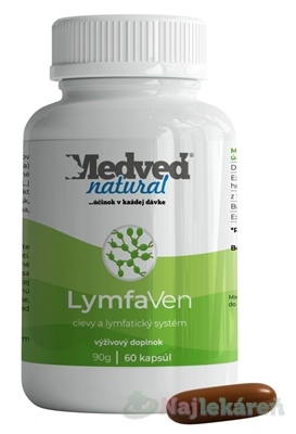 Medveď natural LymfaVen 60 kapsúl