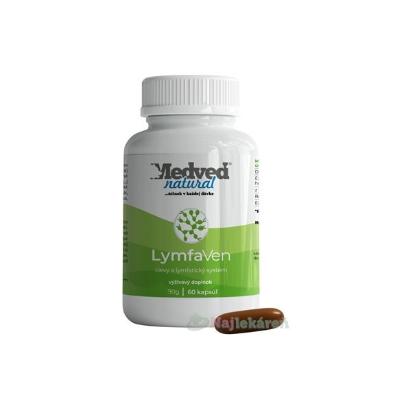 Medveď natural LymfaVen 60 kapsúl