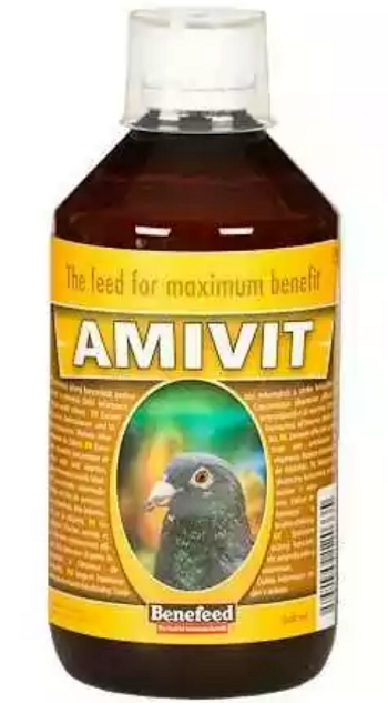 E-shop Amivit H minerálno-vitamínový prípravok pre holuby 500ml