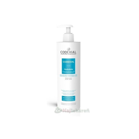CODEXIAL Hydrolotio hydrofilná emulzia s pumpičkou 400ml