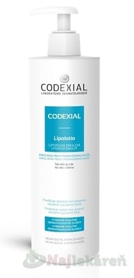 E-shop CODEXIAL Lipolotio lipofilná emulzia s pumpičkou 400ml