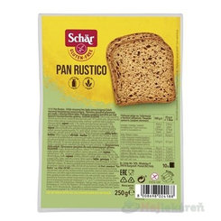 Schär PAN RUSTICO chlieb bezgluténový, viaczrnný, krájaný 250 g