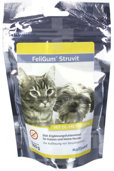 E-shop FeliGum Struvit žuvacie tablety pre psy a mačky 160g - 80tbl