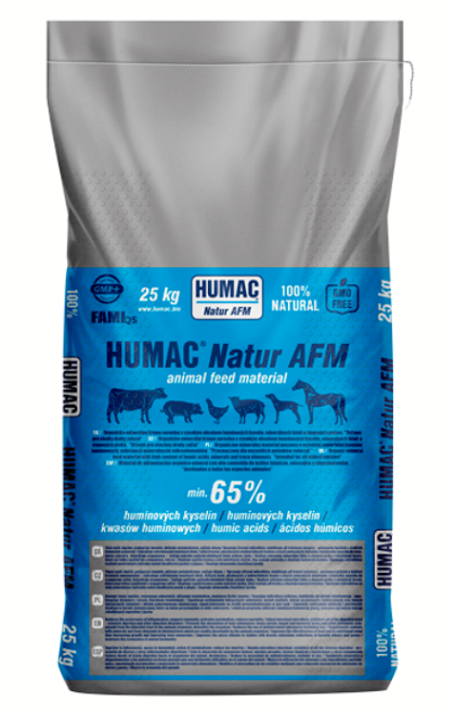 E-shop Humac Natur AFM vysoký obsah humínových kyselín pre všetky druhy zvierat 25kg