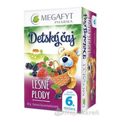 MEGAFYT Detský čaj LESNÉ PLODY (od 6m), 20x2 g (40 g)