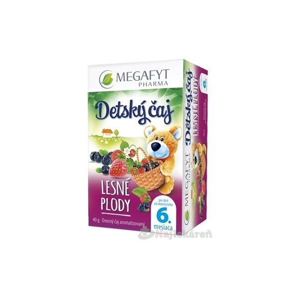 MEGAFYT Detský čaj LESNÉ PLODY (od 6m), 20x2 g (40 g)