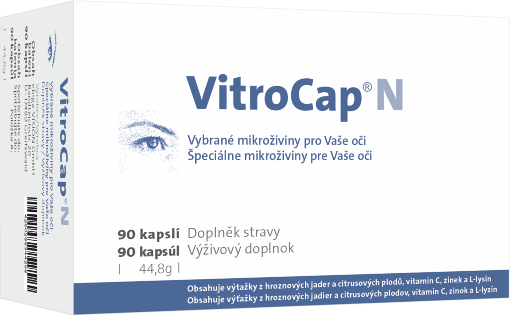 E-shop Vitrocap N pre výživu očí, 90 tbl