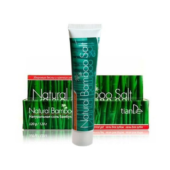 Gél na zuby Prírodná bambusová soľ TianDe 120g