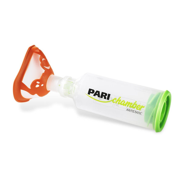 PARIchamber nástavec inhalačný s maskou s motívom žaby, antistatický, 1ks