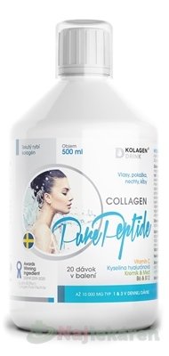 E-shop KolagenDrink COLLAGEN 10000 mg Pure Peptide, tekutý rybí kolagén, 500ml