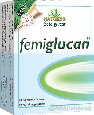 E-shop NATURES Femiglucan vaginálne čapíky 10ks