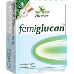 NATURES Femiglucan vaginálne čapíky 10ks