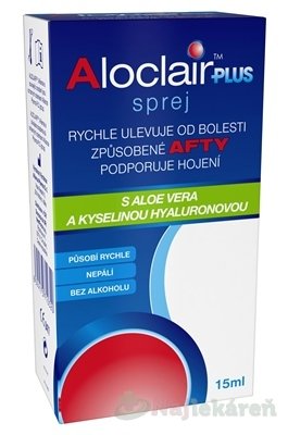 Aloclair PLUS sprej ústny sprej 15 ml