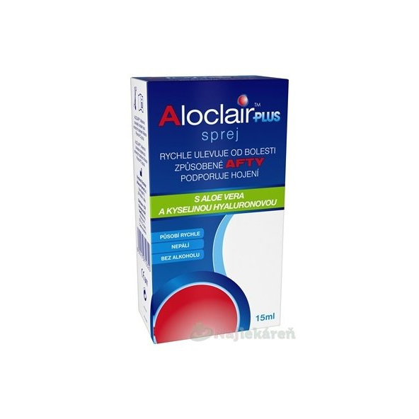 Aloclair PLUS sprej ústny sprej 15 ml