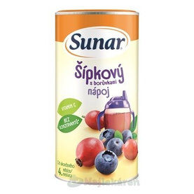 Sunar Rozpustný nápoj Šípkový s čučoriedkami v prášku (od ukonč. 4. mesiaca) 200 g
