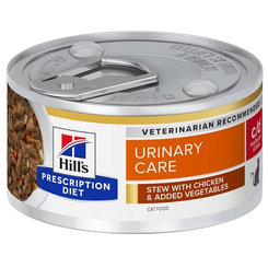 HILLS PD Feline Stew c/d Urinary Stress with Chicken & Vegetables konzerva pre mačky 82g