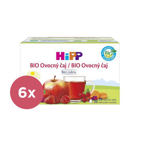 6x HiPP BIO Ovocný čaj detský (od ukonč. 4m) 20x2 g
