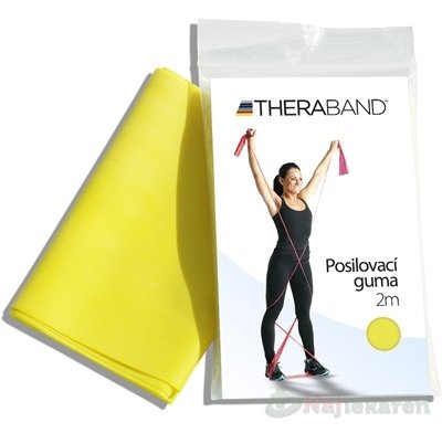 E-shop Thera-Band Posilňovacia guma 2m žltá (slabá) 1ks
