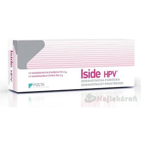 Iside HPV, vaginálne čapíky na liečbu pri víruse HPV, 14x2g