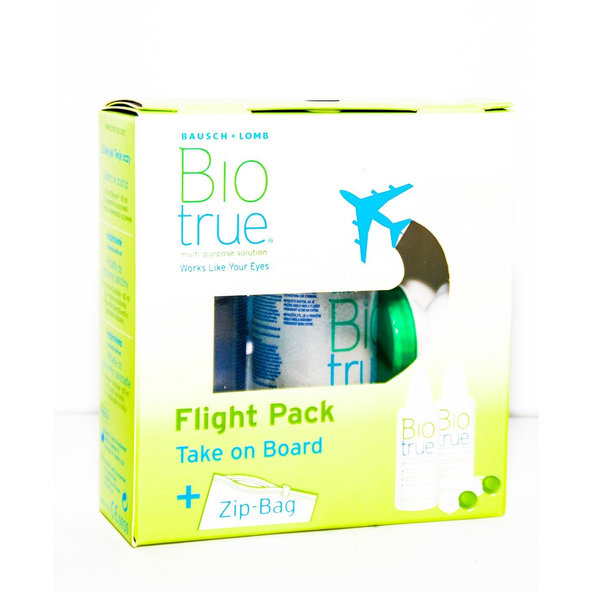 Biotrue multi-purpose solution flight pack