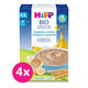 6x HiPP BIO Kaša mliečna na dobrú noc s banánom a suchármi od uk. 4.-6. mesiaca, 250 g