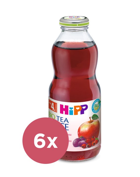 E-shop 6x HiPP BIO Šípkový čaj se šťávou z červených plodů 500 ml
