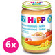 6x HiPP BIO zelenina s těstovinami a šunkou (220 g) - maso-zeleninový příkrm
