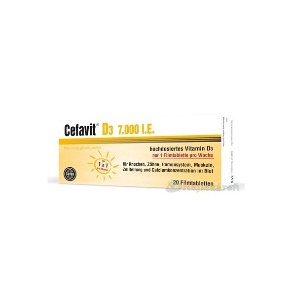 Cefavit D3 7.000 I.E. vitamin