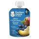 Gerber Natural ovocná desiata Kapsička Jablko, čučoriedka a banán (od ukonč. 6. mesiaca) 90 g