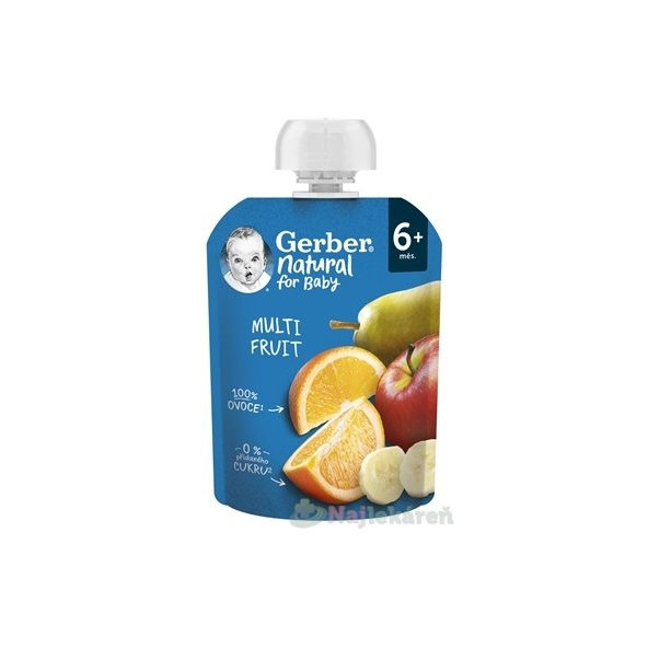 Gerber Natural Kapsička Multifruit