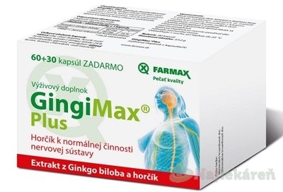 E-shop FARMAX GingiMax Plus proti únave a vyčerpaniu, 90ks