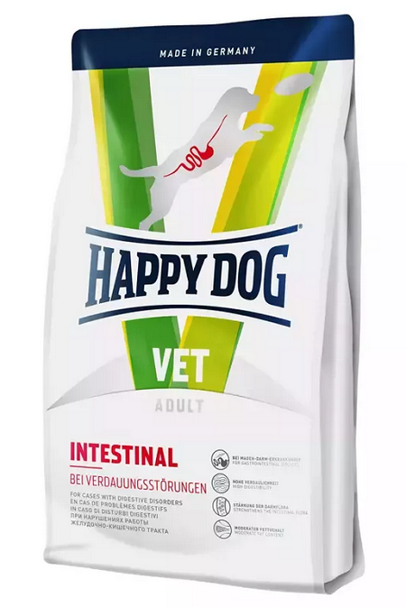 E-shop Happy Dog VET DIET - Intestinal - pri tráviacich poruchách granule pre psy 4kg