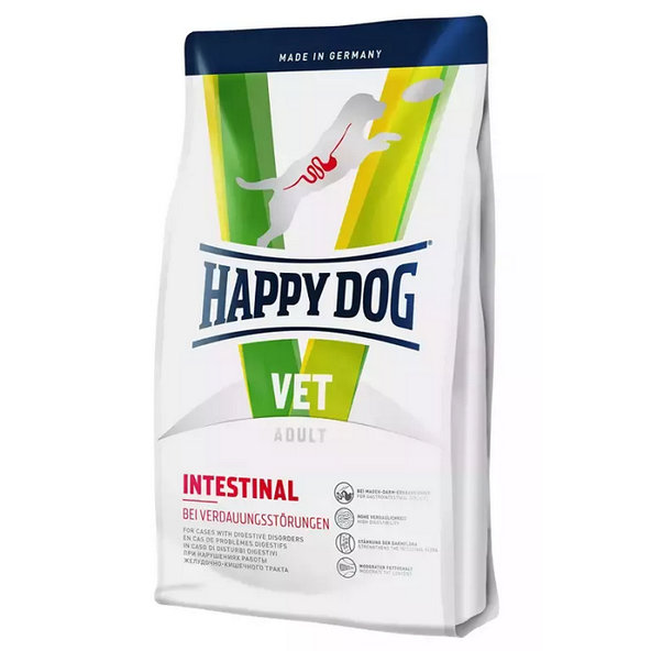 Happy Dog VET DIET - Intestinal - pri tráviacich poruchách granule pre psy 4kg