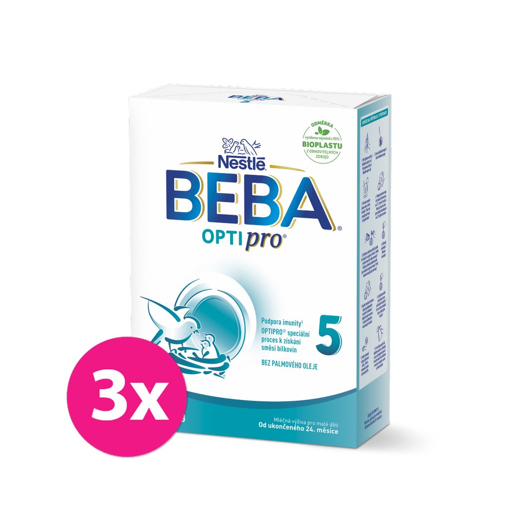 E-shop 3x BEBA OPTIPRO® 5 Mlieko dojčenské, 500 g​