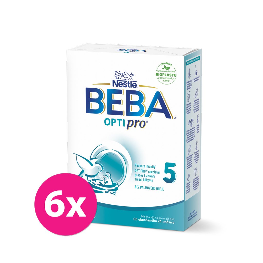 E-shop 6x BEBA OPTIPRO® 5 Mlieko dojčenské, 500 g​